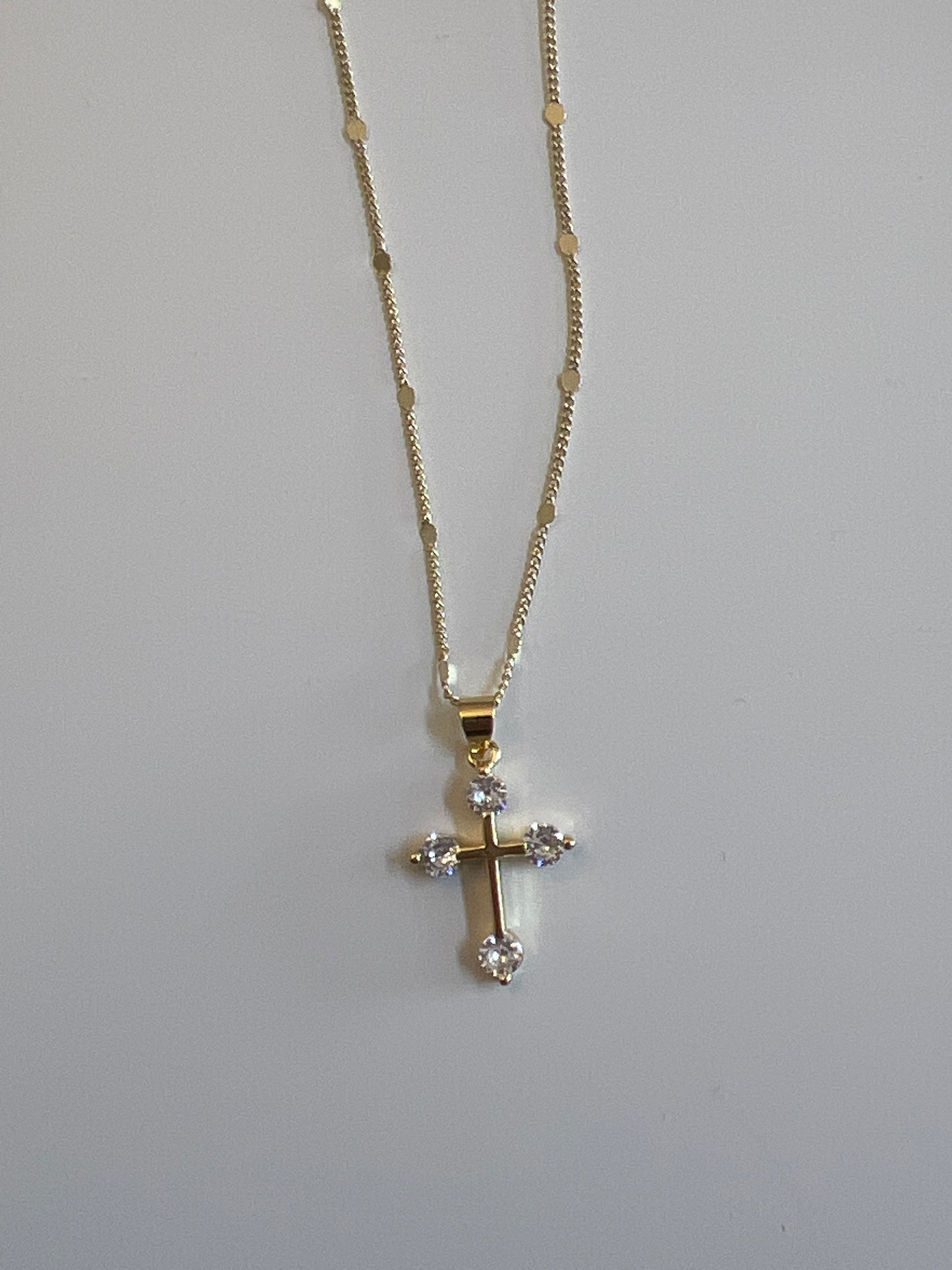 Clara cross necklace