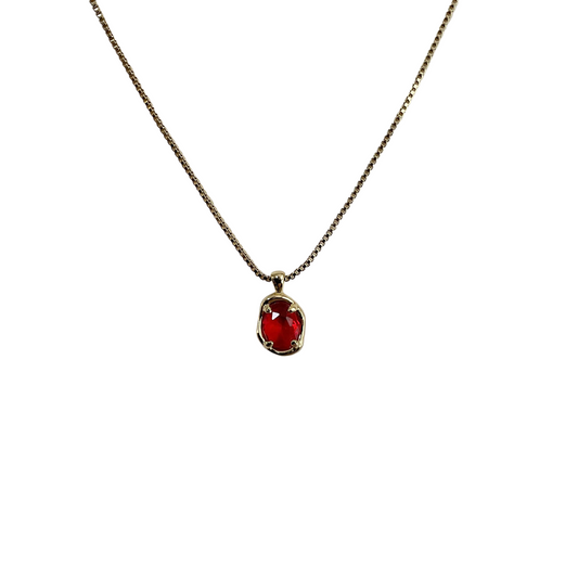 Crimson Jewel Necklace
