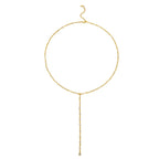 Halo Lariat Necklace