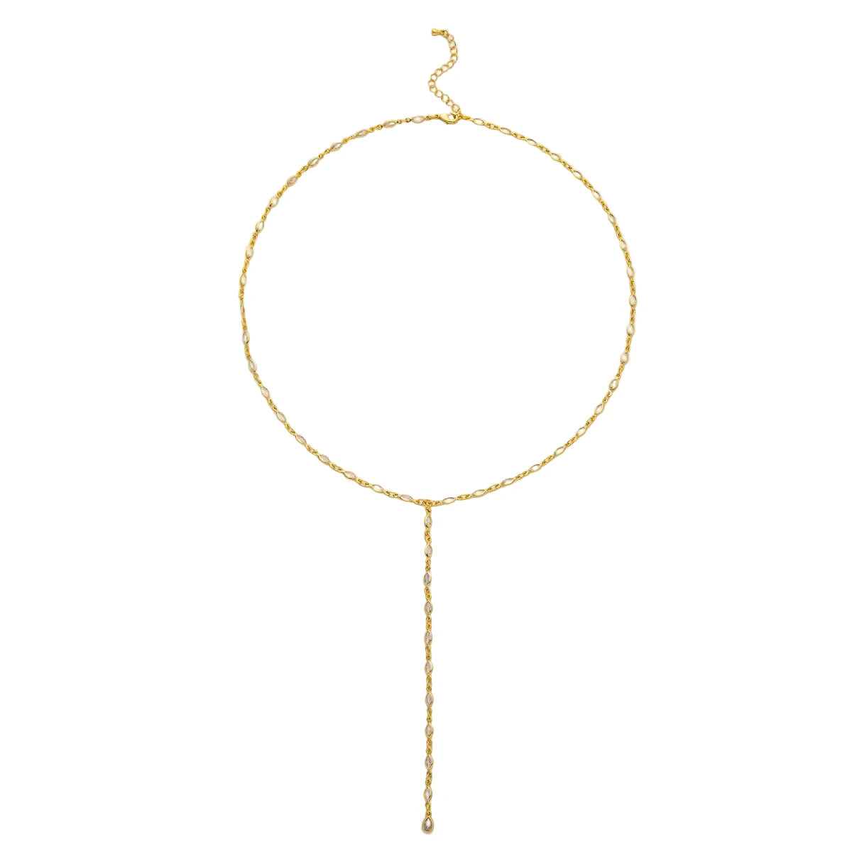 Halo Lariat Necklace