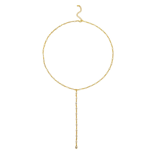 Halo Lariat Necklace