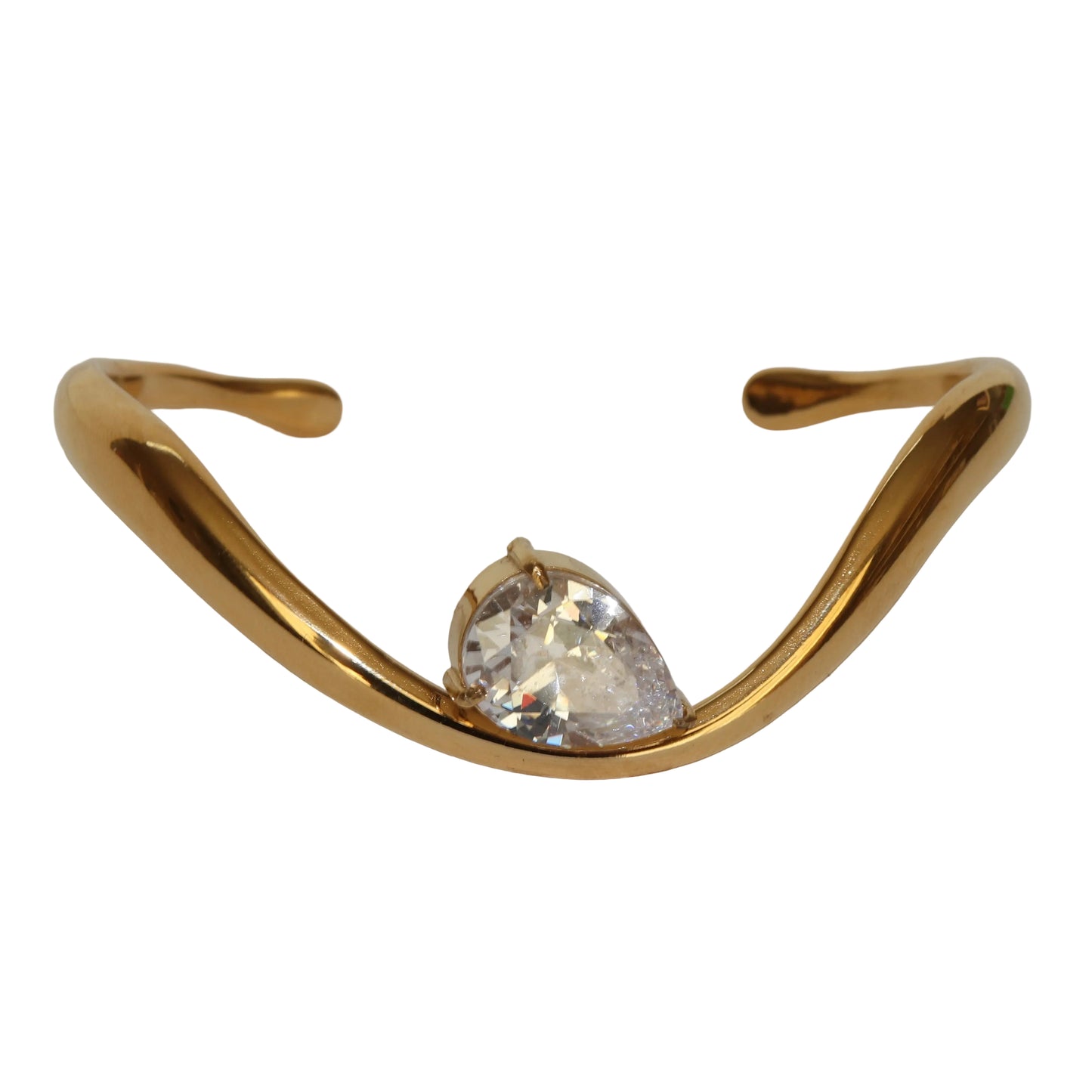 Teardrop effect bangle