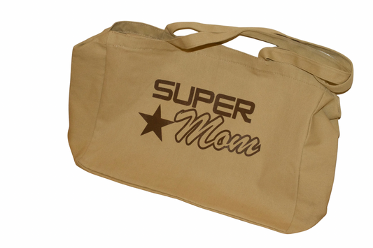 Super mom oversized tote bag