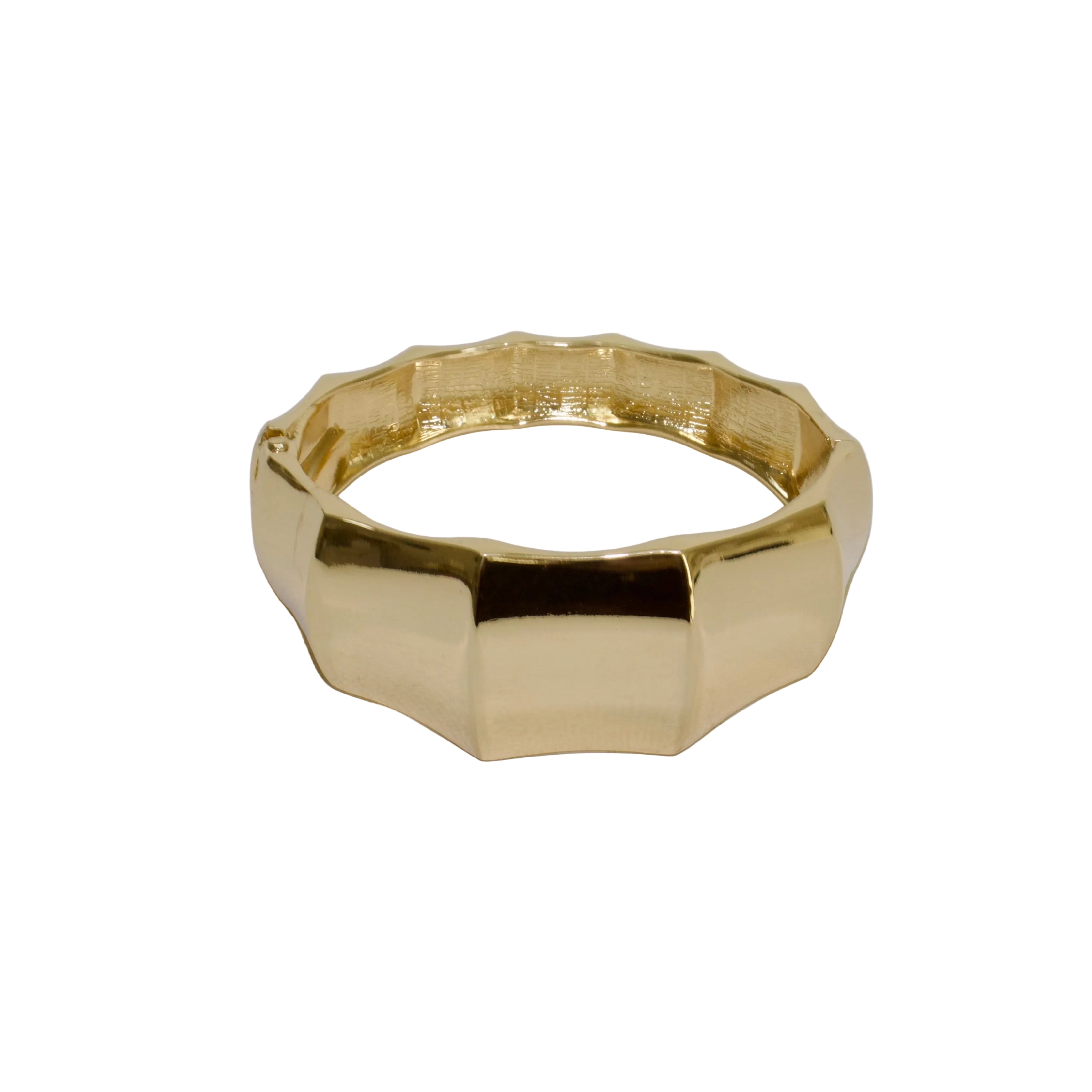 Golden Ripple Bangle