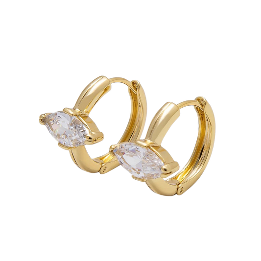 Golden mamacita mini hoops