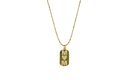 Soft touch mom name tag necklace