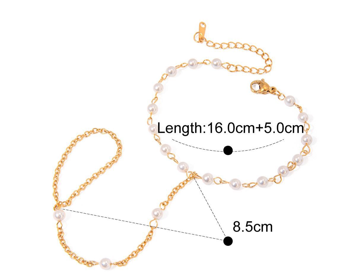 Dainty gal hand chain