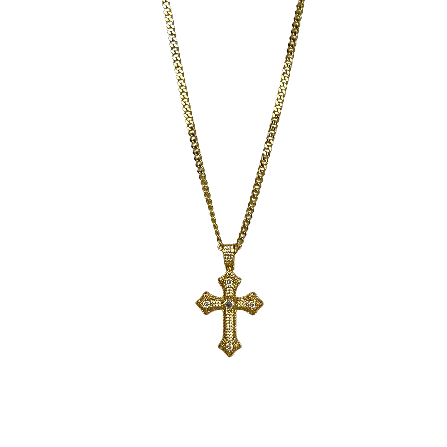 Rosalinda cross necklace