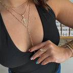 Halo Lariat Necklace