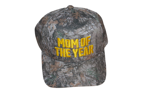 Camo mom of the year trucker hat