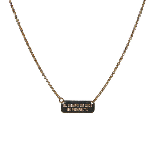 Gods timing necklace