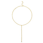 Halo Lariat Necklace